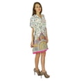 thumbnail image 5 of Dress Phagun Printed Caftan Maxi Nightwear Bohemian Short Cotton Kaftan, 5 of 7