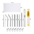 thumbnail image 1 of Outdoor Lacing Stitching Needles Paracord FID Smoothing Tool Stainless Steel DIY, 1 of 7