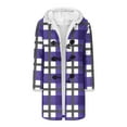 thumbnail image 5 of LIaqionyy Womens Plaid Flannel Jacket Casual Button down Long Lightweight Coat Winter Outerwear Fall Clothes, 5 of 7