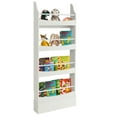 thumbnail image 2 of GVN 4-Tier Bookshelf with 2 Anti-Tipping Kits for Books and Magazines-White, Toy Organizers and Storage for Kids, Boys, Girls, Nursery, 2 of 8