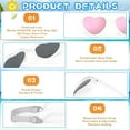 thumbnail image 7 of 2 Pack Kids Sunglasses Age 0-3 Years, UV Protection Polarized Baby Sunglasses with Adjustable Strap Flexible Sunglasses for Infant Toddler Baby Girls Boys Age 0-36 Months, 7 of 7