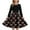 Black, variant on XEGLSBU Christmas Dresses for Girls 10-12 Black Style Girls Print Party Dress with Lace up Front Long Sleeves and Back Elastic Zipper for Holiday Festive Pageant Gown Black Size 5-6 Years