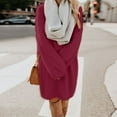 thumbnail image 2 of 2025 Robe Chandail d'Hiver pour Femmes en Tricot Tendance Col Roulé Chaude à Manches Longues par-Dessus la Robe avec Poche Mini Robe Chandail, 2 of 5