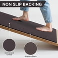 thumbnail image 5 of Buganda Kitchen Rugs and Mats, Sets of 2 Non Slip Waterproof kitchen Rugs, Anti Fatigue Kitchen Mats for Floor, 17.3"x48"+17.3"x29", Chocolate, 5 of 9
