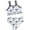 White, variant on mgoYE Toddler Girl Swimsuit 2t Girl's 2 Piece Tankini Set Tropical Print Bathing Suits Hawaiian Swimsuits with Shorts Beachwear Tankini(Hot Pink,7-8 Years)