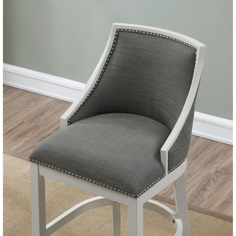 Greyson Living Lawrence White Bar Stool by