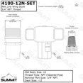 thumbnail image 4 of 3/4? NPT Wet-Line Wing Nut Hydraulic Quick Disconnect Male Coupler, 4 of 4