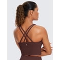 thumbnail image 2 of Sostén CRZ YOGA Butterluxe Largo con Tirantes y Relleno Taupe Talla L, 2 of 3