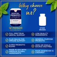 thumbnail image 4 of Dental Probiotics for Teeth and Gums - Oral Probiotics for Mouth Bad Breath - 3BN CFU Lactobacillus Salivarius Tablets Paracasei Rhamnosus Streptococcus - 90 Chewable Dental Pro, 4 of 8
