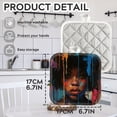 thumbnail image 2 of Bahomeck Pot Holder 4Pcs,Beautiful Painting Of African Woman With Curly Hair Square Heat Resistant Hot Pads For Kitchen Cooking Oven With Hanging Loop Potholder Easy To Store, 2 of 5