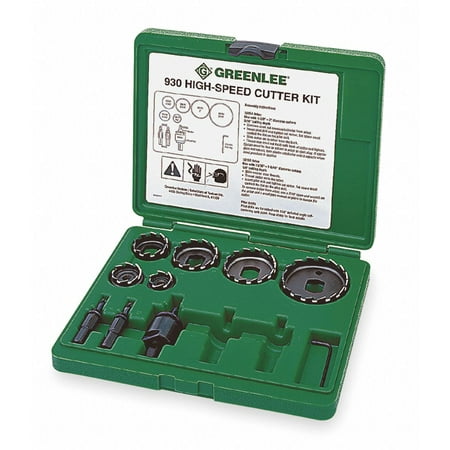 11-Piece Electricians Hole Saw Kit for Wood, Range of Saw Sizes: 7/8
