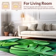 thumbnail image 2 of Ultra Soft Area Rug, Fun Green Leaf Bathtub for Tropical Decor, Non Slip, Stain Resistant, Washable Area Rugs for Living Room, Bedroom(Green, 6X9), 2 of 8
