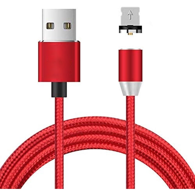 Cable USB Magnético Cable de Carga con iOS Magnético-Rojo oso de fresa Electrónica