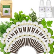 Gourmet Herb Seed CORNET Pod Kit for AeroGarden, idoo, Ahopegarden, MUFGA with Basil, Parsley, Thyme, Mint, Cilantro, Dill, Oregano - Compatible with All Hydroponics (24-Pod)