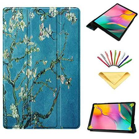 Uliking Case for Samsung Galaxy Tab A 10.1 inch 2019 Release (SM-T510/T515), Slim Lightweight Multi-Angle Viewing Stand PU