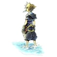 thumbnail image 2 of Men's Kingdom Hearts 1 Beach Sora Long Sleeve Shirt White Large, 2 of 4
