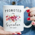 thumbnail image 3 of New Grandma Gift - Promoted to Grandma Est 2024 Mug - Baby Announcement Grandma Mug Gift - 11oz Coffee Mug, 3 of 5