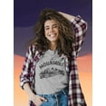 thumbnail image 2 of The Mountains Are Calling! Shaped T-Shirt Women -Smartprints Designs, Female XX-Large, 2 of 4