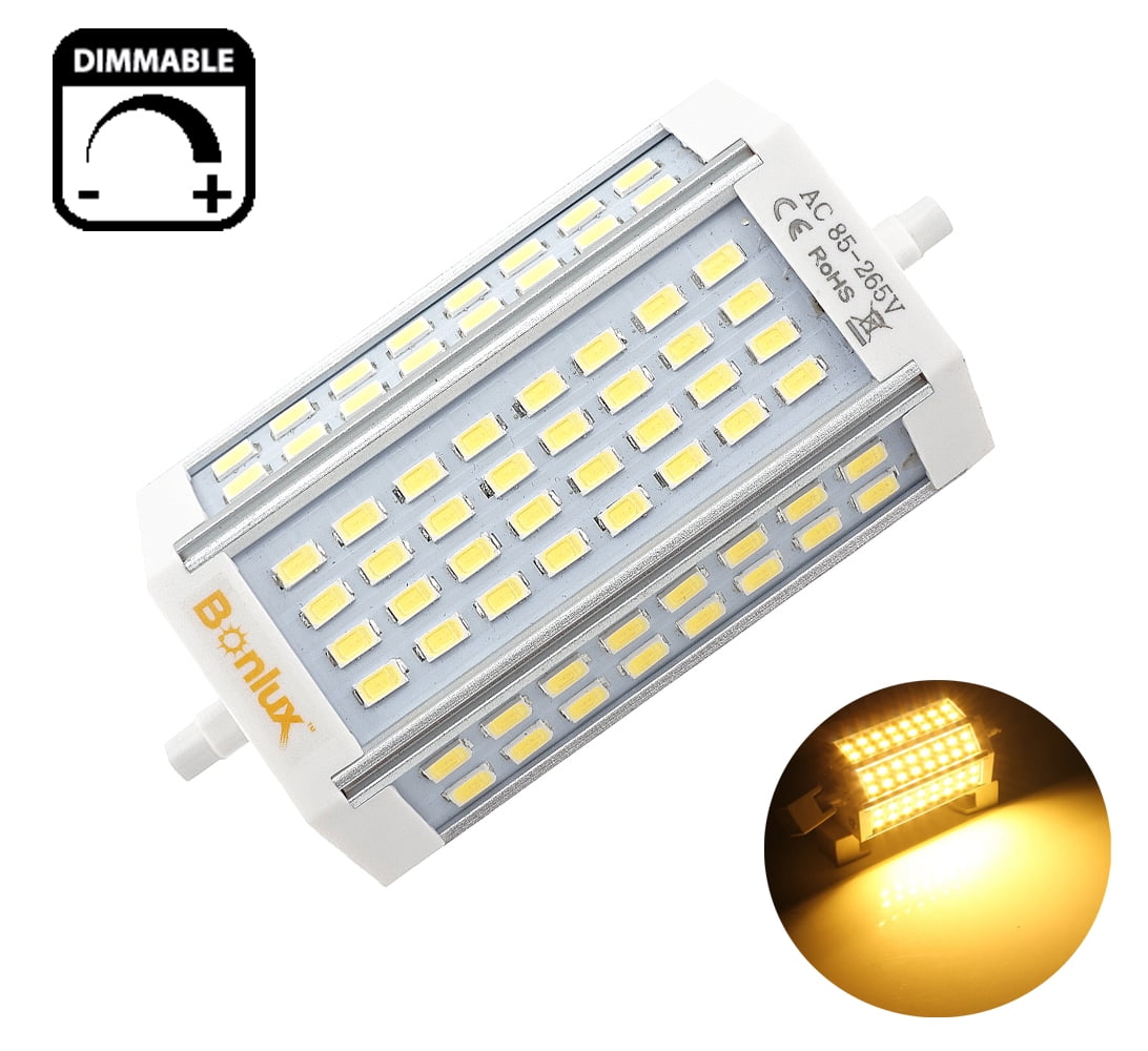 Shining Dwelling Rindende Bonlux 30W Dimmable LED R7S Light Bulb Double Ended J118 Type 200W Halogen  Replacement Bulb, Warm White 2800k - Walmart.com