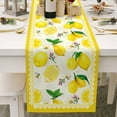 thumbnail image 2 of Petit Drapeau de Table Frais Printemps et Été Imprimé Fleur Lin Nappe 6, 2 of 6