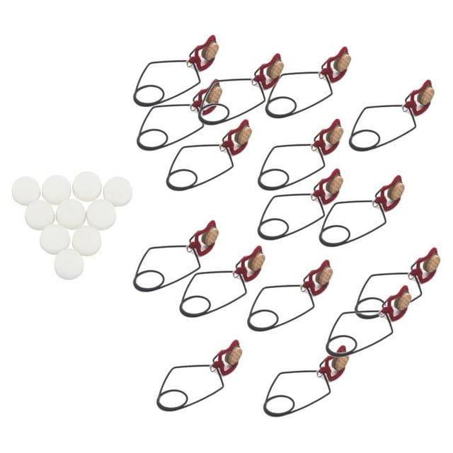 16 pcs Flauta Acero Baoblaze botón Clave de Clavija Clip de Cangría + 10 pcs Caucho de Goma Clavija de Bronce DIY