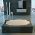 thumbnail image 4 of Malibu Home Avalon ADA Whirlpool/Massaging Jet Bathtub 60"x 40"x 18" in Biscuit, 4 of 5
