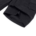 thumbnail image 4 of HappyYEE Men’s Elastic Waist Cargo Shorts, Loose Bermuda Shorts with Multi Pockets, Casual Outdoor Sports Bottoms XXL, 4 of 9