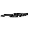 thumbnail image 5 of Ikon Motorsports Rear Bumper Lip Diffuser Compatible With 2022-2026 Honda Civic 4-Door Sedan, PP Gloss Black FE-C Style Rear Valance Canard Spoiler Spats, 5 of 9