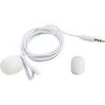 thumbnail image 2 of Movo Photo PM10 Omnidirectional Deluxe Lavalier Microphone with 3.5mm Jack for Smartphones, White, 2 of 7