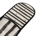 thumbnail image 4 of Yayeee Double Oven Mitt Kitchen Heat Resistant Baking 35" x7" Quilted Glove, Black Stripes, 4 of 6