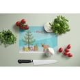 thumbnail image 3 of Carolines Treasures CK3455LCB French Bulldog Christmas Tree Glass Cutting Board Large, 12H x 16W, multicolor, 3 of 4