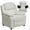 White, variant on Bowery Hill Padded Kids Recliner in Pink