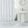 thumbnail image 3 of My Texas House Mallory Blue Medallion Cotton Tufted Bath Rug Runner, 24" x 60", 3 of 5