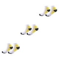 thumbnail image 4 of Wweixi 2piece Relieve Foot Fatigue Compression Socks For Greater Comfortable To Wear Ankles Socks yellow S/M 3Set, 4 of 6