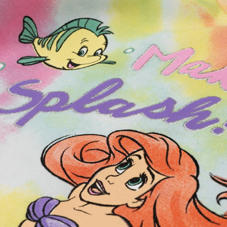 Disney Princess Sweatshirt: Cinderella, Moana, Ariel Big Girls