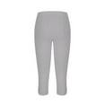 thumbnail image 5 of Yubnlvae 2025 Women's Leggings - Plus Size High Waisted Yoga Pants with Pockets Grey L, 5 of 6