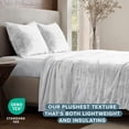 thumbnail image 5 of Bare Home Microplush Fleece Sheet Set - Ultra Soft - Deep Pocket - Full, White, 5 of 9