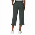 thumbnail image 2 of 32 DEGREES Ladies Soft Fleece Knit Capri Pants (Olive, Large), 2 of 3