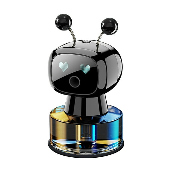 WNFJR Intelligent Robot Car Perfume, Portable Car Fragre Diffuser, Natural Car Aromatherapy Decoration, Car Interior Fashion Accessory for Fresh Scent