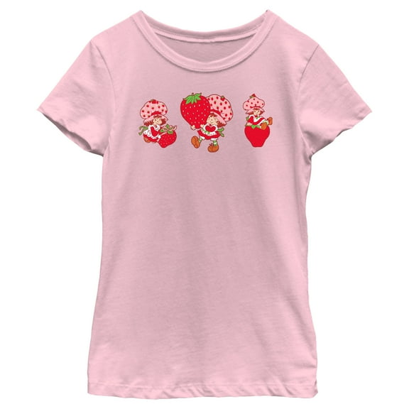 Girl's Strawberry Shortcake Sweet Berry Lineup Graphic T-Shirt