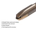 thumbnail image 3 of Unique Bargains M6 x 1 Cobalt High Speed Steel Machine Spiral Point Thread Tap Titanium Plated, 3 of 6