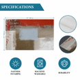 thumbnail image 6 of Red Brown Placemats Set of 6, Blue White Modern Rustic Neutral Graffiti Art Placemats for Dining Table, Place Mats for Kitchen Tabletop, Waterproof Wipeable Dining Table Mats Set, 6 of 9