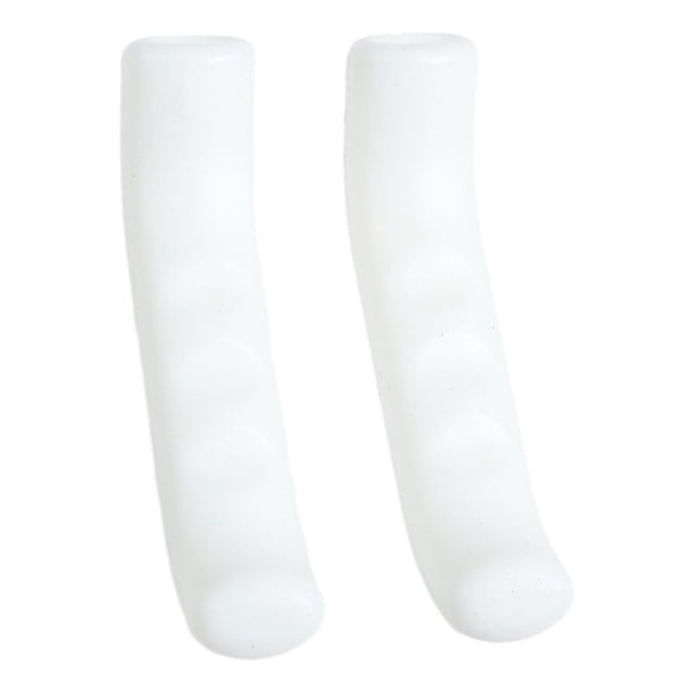 Eigraketly Experiencia de ciclismo de 2 piezas con funda de palanca de freno fácil de instalar cubierta de manija de freno de bicicleta Ciclismo Blanco