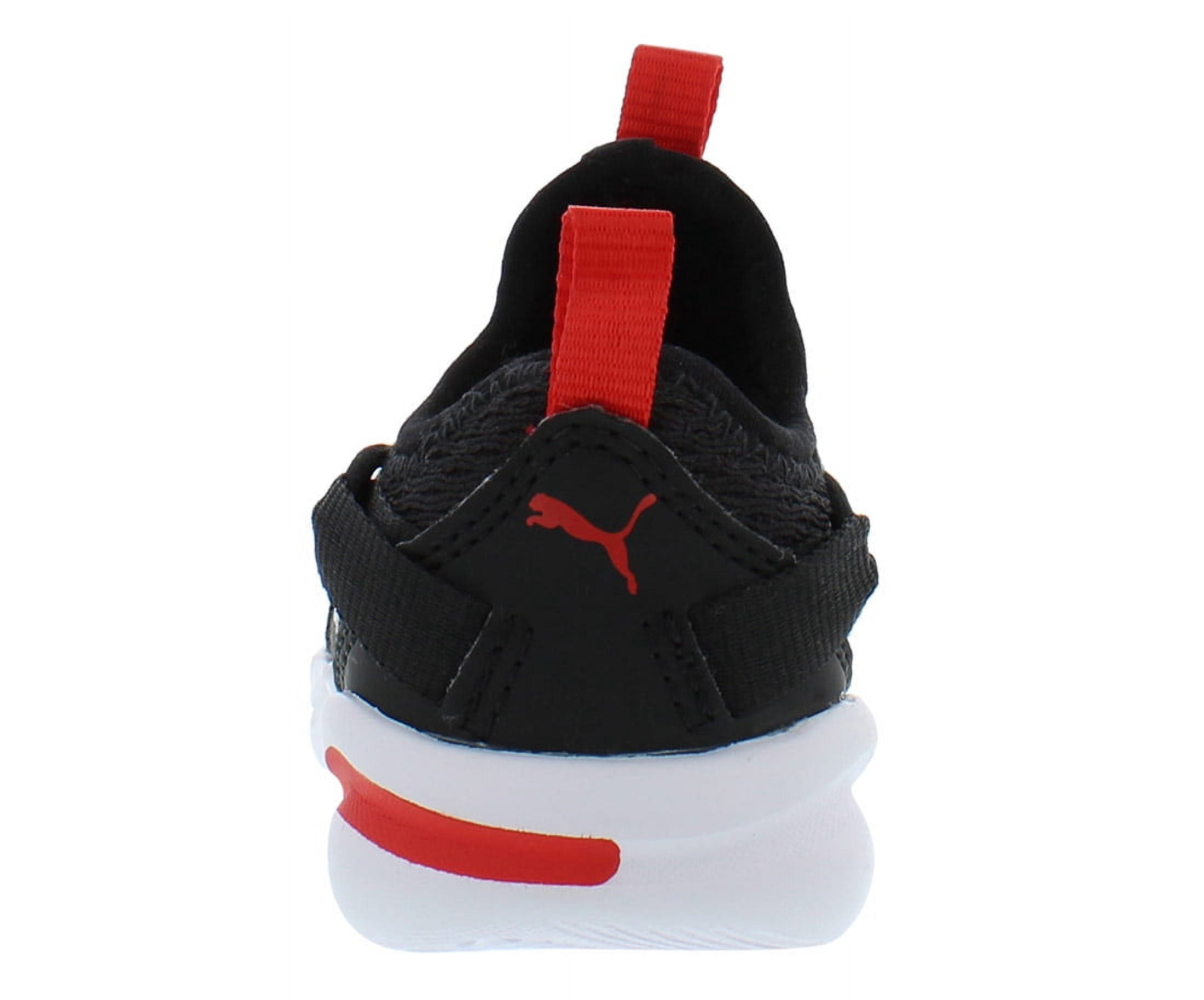 Puma Softride Rift Ac Baby Boys Shoes Size 7, Color: Black/High-Risk Red