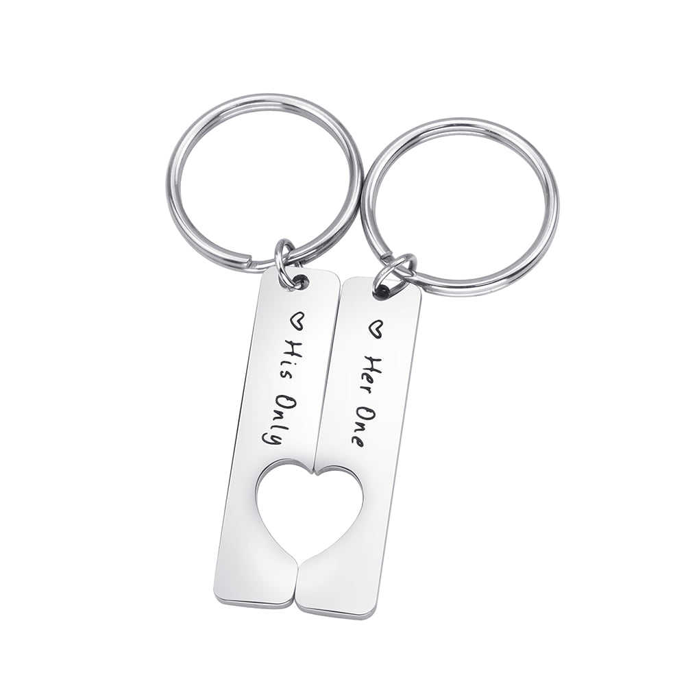 Alloy Funny Letter Engraved Keychain Key Ring Key Tag Gift For Boyfriend New S