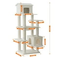 thumbnail image 4 of 63 Inches Multi-Level Large Cat Tree, 4 of 7