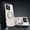 White, variant on Dteck Magnetic for iPhone 16 Pro Leather Case with Invisible Stand, Compatible with MagSafe, Electroplated Bumper with Leather Back Shockproof Phone Cover iPhone 16 Pro,Brown