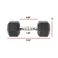 thumbnail image 2 of CAP Barbell Coated Hex Dumbbell, Single 3 - 100 lb, 2 of 6