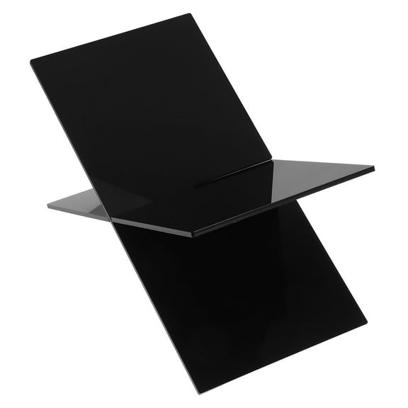 1 Set Acrylic Book Stand for Kitchen Cooking Book Holder Recipe Reading Bracket Display Stand