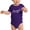 Purple Mountain, variant on Snuggle Queen Baby Girl one piece, Funny Baby Rompers for Girls - Jade CA165BABY S4 3-6